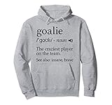 Torwart Definition Ausrüstung für Fußball Hockey Lacrosse Pullover Hoodie