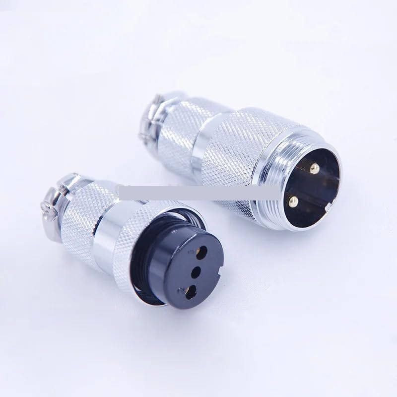 Conector de acoplamiento circular GX25D 25mm push-pull de 9 pines (1 ud.) 2