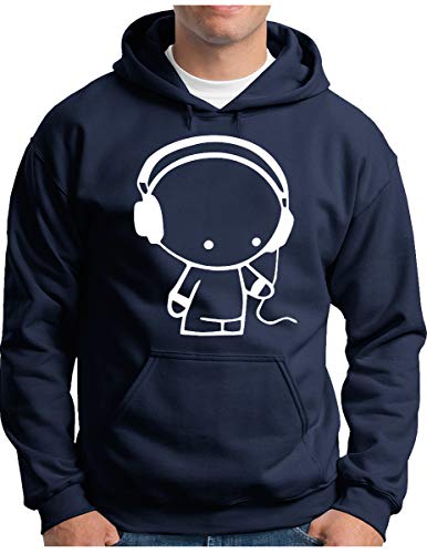 Pull à capuche OM3 DJ Sound Audio Sweat Musique Homme S-4XL