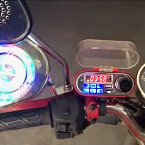 Parlante de Manubrio para Motocicleta Audio 12V MP3 FM miniatura 3