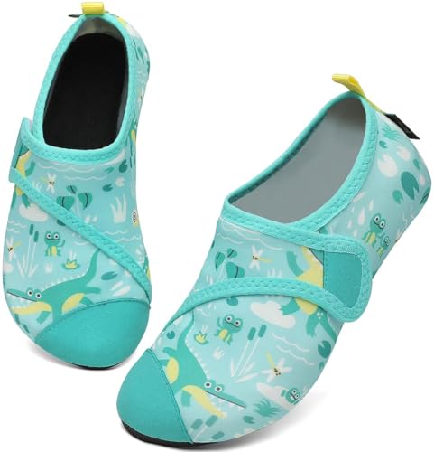 SAGUARO Kinder Badeschuhe Schnell Trocknend Atmungsaktiv Wasserschuhe Leicht Weich Barfußschuhe-Touch X, Gr. 20-37