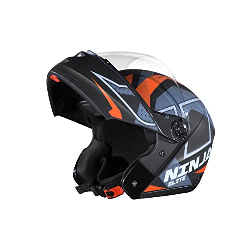 Image of STUDDS Ninja Elite Super D6 FLIP-UP Full FACE Helmet N10 MATT Black-M