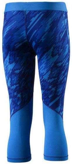 Nike Kids Pro Cool Printed Training Capri Little Kids/Big Kids Light Photo Blue/Light Photo Blue/Blue Cap Girl's Casual Pants