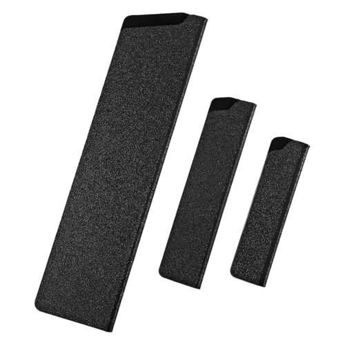 3PCS 10/13/22cm Chef Knife Sheath Universal Knife Edge Guard Set, Non-bpa Kitchen Knife Guards, Waterproof Abrasion Resistant Felt Lined Knives Cover Sleeves Knife Protectors, Gentle on Your Blades