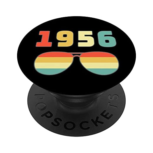 Born In 1956 Edición Limitada 1956 Cumpleaños Pop Socket 1956 PopSockets PopGrip Intercambiable