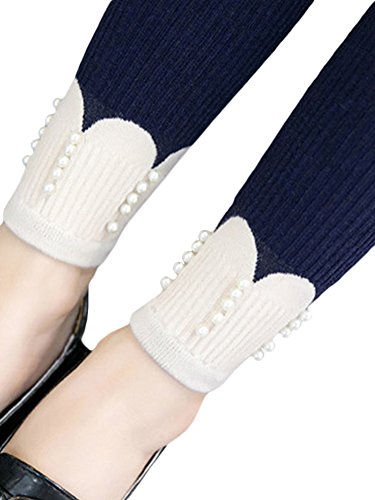 X&F Little Girls' Cute Cable Knit Tights Warm Spring Autumn Leggings4