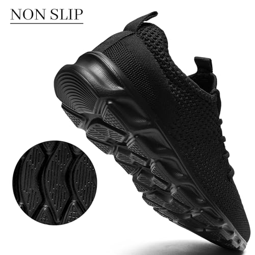 Mens Running Shoes Sneakers Tennis Walking Gym Slip on Lightweight Athletic Breathable Sports Workout Shoe4