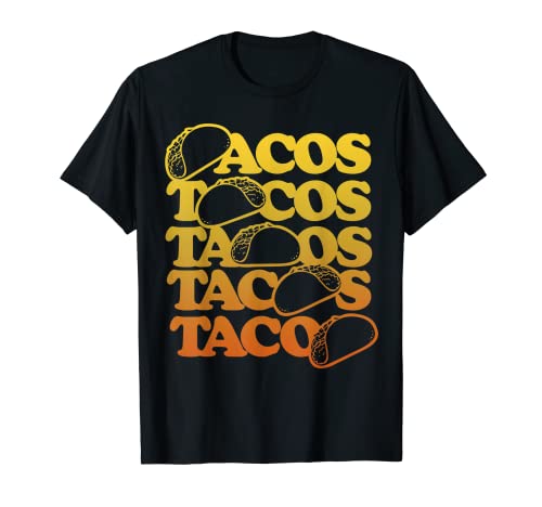 Tacos All Taco Mapa Arte I Love Camiseta