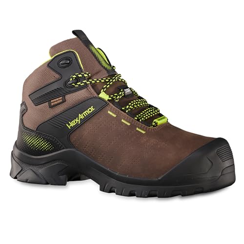 HexArmor Xbase Met Guard Safety Work Boot for Men | Composite Safety Toe | Size 12W