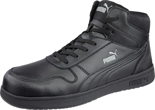 Puma Men's Frontcourt Black Mid Eh Industrial Shoe, 10.5