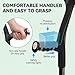Forearm Crutches for Adults (A Pair), 10-Level Adjustable Lightweight Aluminum Arm Crutches Forearm for Adults, 300 lb Capacity Foldable Crutches for Adults with Anti-Drop Cuff & Reflective