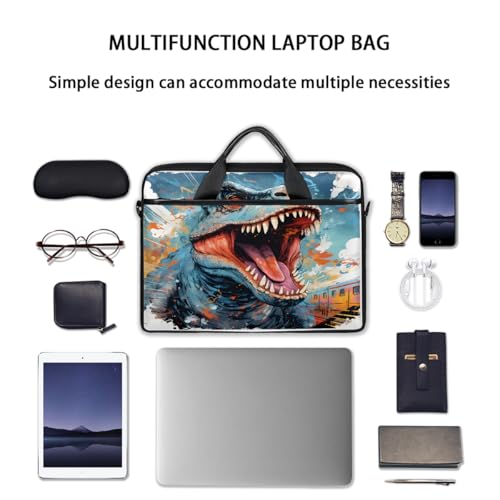Bolso Retro para Laptop 15 Pulgadas con Correa de Hombro miniatura 7