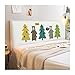 Pokrowiec na zagłówek łóżka King Size, Elastyczny drukowany, pyłoszczelny pokrowiec ochronny zagłówka, Cute Cartoon Printed Headboard Slipcover dla dziewczynek Dzieci,D,65x190cm