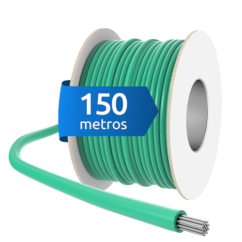 ECENCE Cable delimitador Compatible con Todos los Robots cortadores comunes 150m demarcación de la Superficie de Corte en Jardines Ø3,4mm sección Transversal del Conductor de 1,17mm²