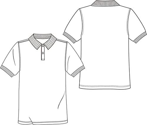 Image of Classroom Uniforms for Boys and Girls Short Sleeve Pique Polo Shirt