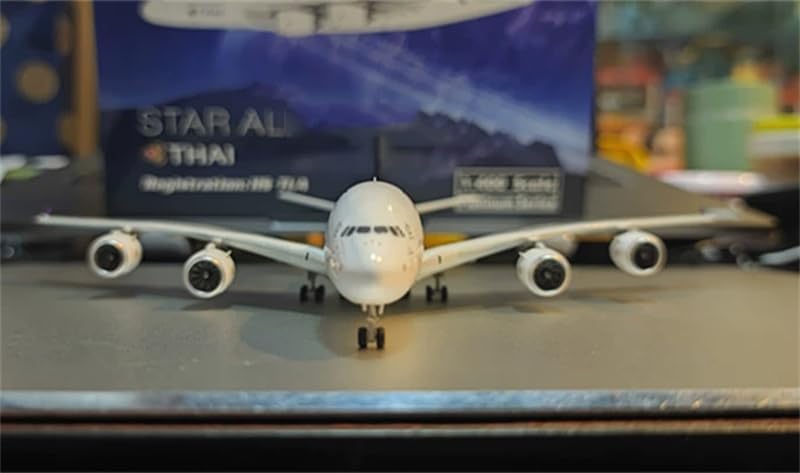 Miniatura 7 de Hobby-Ace para Phoenix para Thai Airways para Airbus A380 HS-TUA Star Alliance 1400 modelo preconstruido de aviones