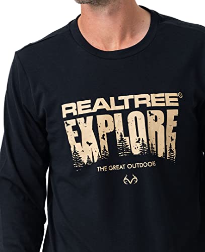 Realtree Men's Hunting/Fishing Graphic Long Sleeve Shirts for Deer, Elk, Turkey, Duck and Fish2