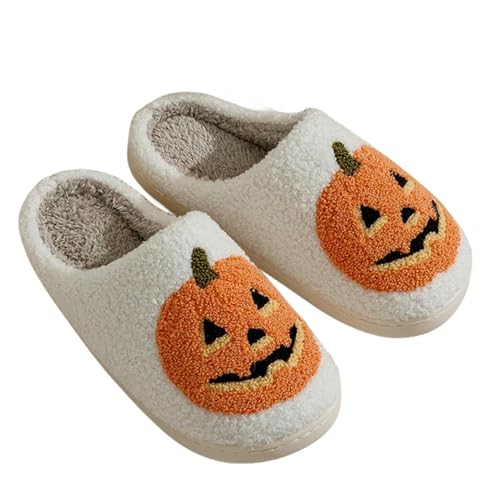 Pantoufles en coton citrouille pour des soirées d'hiver cocooning et chaleureuses à la maison