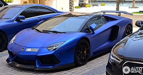 Vvivid Blue Satin Chrome Vinyl Wrap Stretch Conform Diy Easy To Use Air-Release Adhesive (1Ft X 5Ft) #TOP5