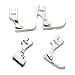 Price comparison product image Hicello 4PCS different ZIPPER Presser FEET FIT FOR JUKI BROTHER SINGER CONSEW TYPICAL INDUSTRIAL SINGLE Sewing Machines