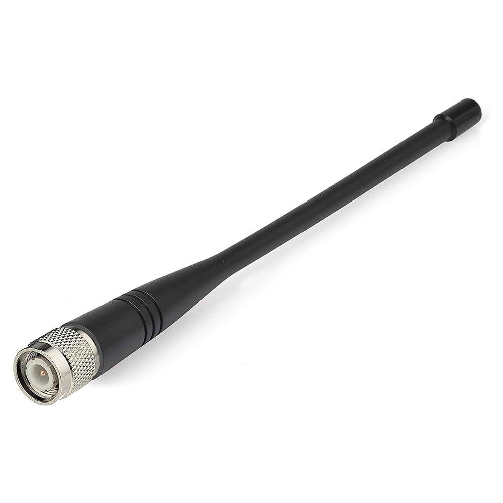 TNC - Antena de látigo macho 400-470 MHz para equipos de topografía GPS R6 R8, 17 cm de longitud, ganancia de 3 dBi, omnidireccional