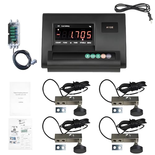 Báscula Electrónica para Ganado 5T Kit Completo Digital miniatura 1