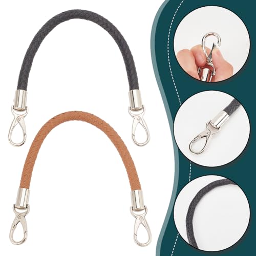 PH PandaHall 2pcs Braided Purse Straps - Image 4