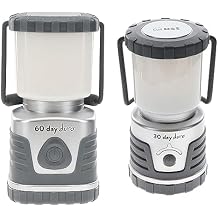 UST 60-Day Duro LED المحمولة 1200 Lumen فانوس مع لمبات مدى الحياة وخطاف للتخييم والمشي لمسافات طويلة والطوارئ والبقاء على قيد الحياة في الهواء الطلق & 30-Day Duro 1000 Lumen Lantern، التيتانيوم