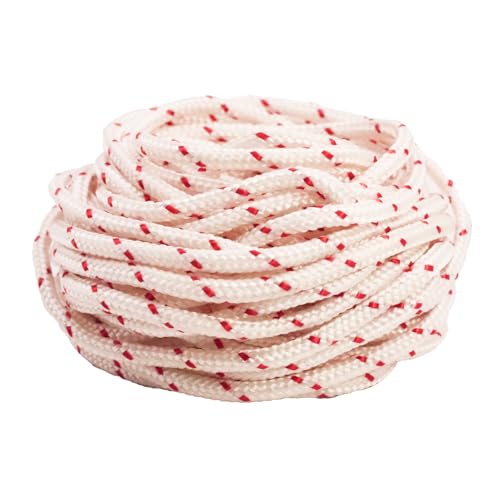 Flewdart 10m cuerda arranque cortacesped 5mm, cuerda tirador para arrancar cortacesped(5mm 10m, Rayas)