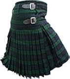 Mens Scottish Tartan Kilt - 13oz Highland Casual Kilt for Men - 11 Tartans