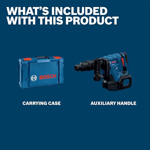 Image of BOSCH GSH18V-5L SDS-max Demolition Hammer - Powerful, Lightweight, and Versatile for Chiseling Applications with Vibration Control