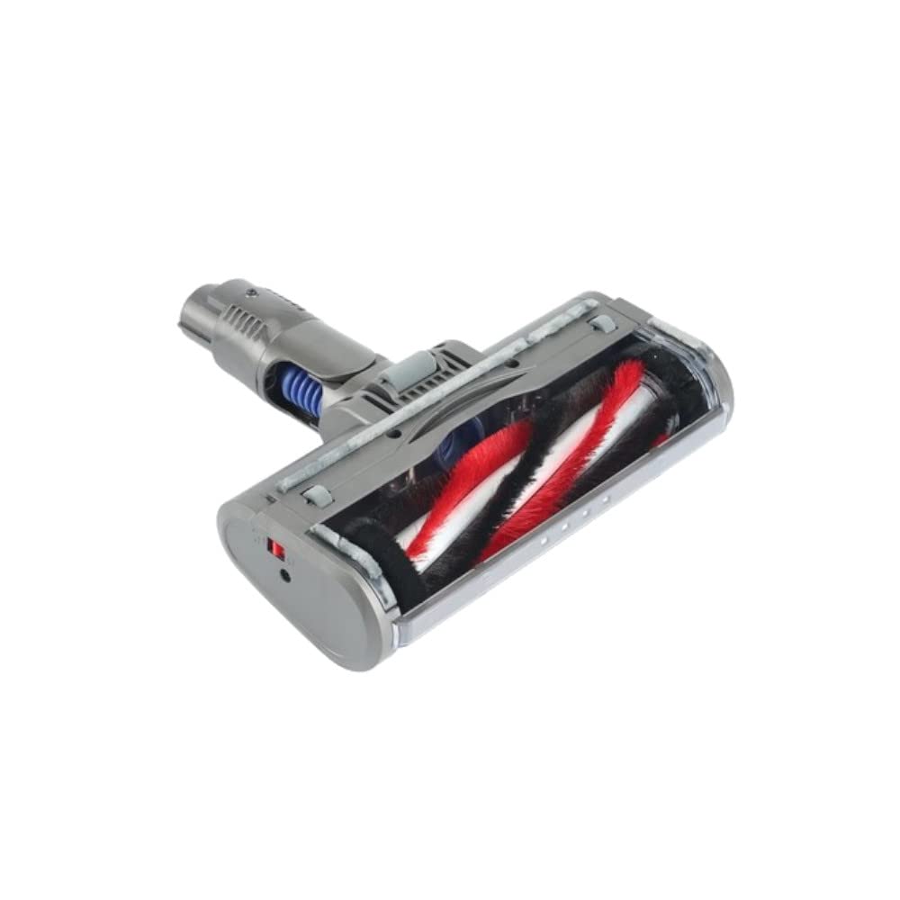 Trade-Shop - Spazzola turbo a LED elettrica, ugello per pavimento/aspirapolvere/scooter compatibile con aspirapolvere Dyson V6 DC45 DC58 DC59 DC61 DC62 DC74