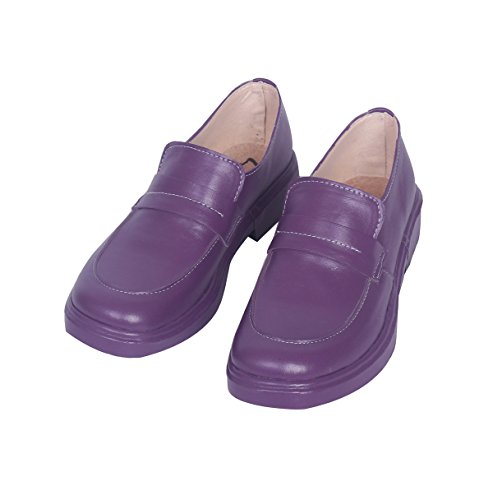 No Game No Life Shiro Daily Purple Halloween Cosplay Shoes S008 (Female US 5.5/EU36)