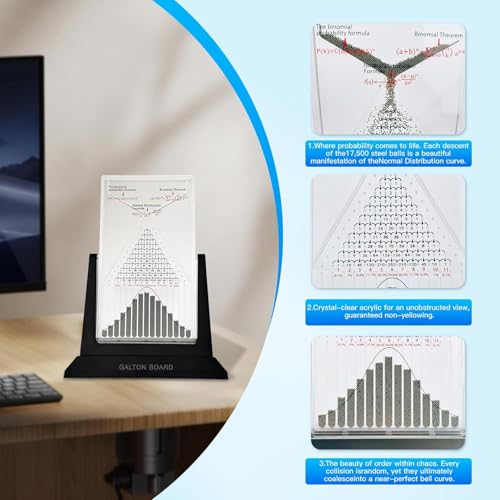 Galton-Brett/Galtonbrett Large Dalton Board/Galton Board, Effective Statistical Law Demonstration Experiment Model for PhysicalSchool Laboratory Teaching Demonstration Teaching