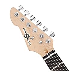 Guitare Électrique gaucher 3/4 LA par Gear4music Noir avec ampli 10W - Les Beatles, Paul McCartney, John Lennon, RIngo Starr, George Harrison Guitare Électrique gaucher 3/4 LA par Gear4music Noir avec ampli 10W – Image 7