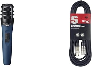 Audio-Technica MB2K Dynamic Instrument Microphone & Stagg SMC6 6 metre standard microphone cable