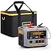 VTOMAN FlashSpeed 2400 Portable Power Station with Carrying Bag, 2400W(3200W Peak) Solar Generator, 1408Wh LiFePO4 Battery, Expandable Capacity to 2688Wh, 1 Hr Fast Charge for Camping, RV, Home Backup