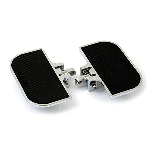 Alfombrillas para Mini Classic cromado universales Casquillo macho x moto Custom Harley...