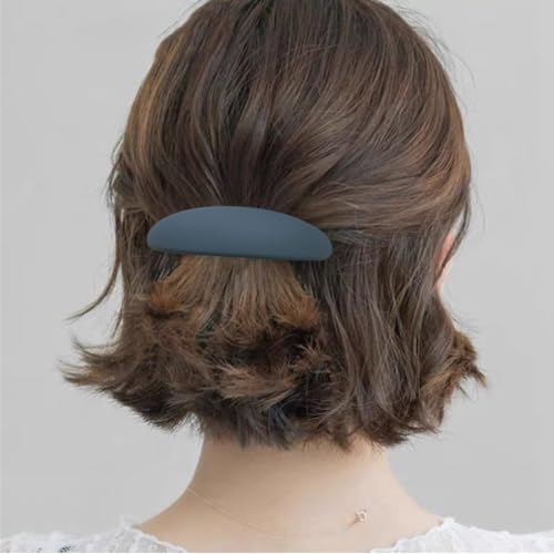 Ypkia 4 Pcs Pure Matte Hair Barrettes Women's Thin Hair Medium Hair Clip Vintage Automatic Hair Clip Set for Women Girls Hair Accessories (Darker) - Image 2
