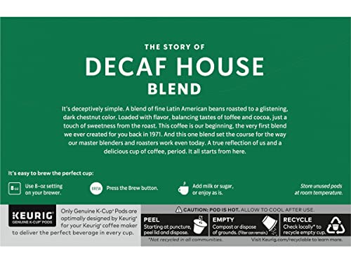 Starbucks Decaf House Blend Coffee K-Cup Pods, Medium Roast Decaffeinated Ground Coffee K-Cups for Keurig Brewing System, 10 CT K-Cups/Box (Pack of 3 Boxes) - Thumbnail 5