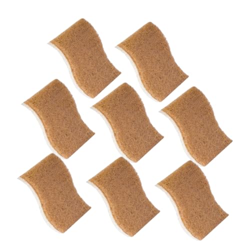 NOLITOY 8個 木材パルプ綿ぼろ dish sponge 便利な中華鍋スポンジ 便利なスクラブスポンジ クリーニング用品 食器用スポンジ 小さな中華鍋スポンジ キッチンスポンジ