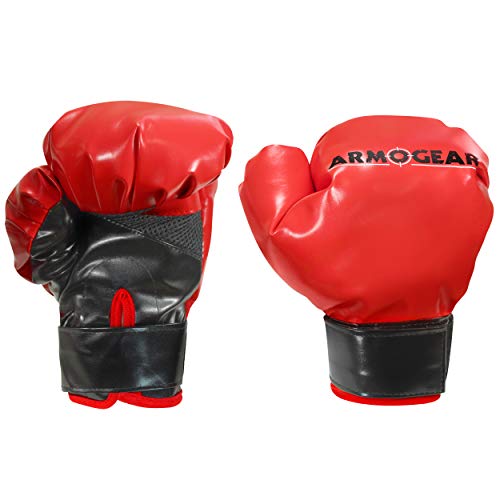 Armogear Kids Boxing Gloves With Easy Closure | Fits Kids & Teens | Cushion Pillow Like Fill For Play Fighting & Boxing #TOP5