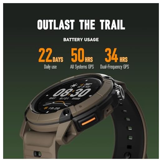 COROS Nomad GPS-Sportuhr für Abenteuer