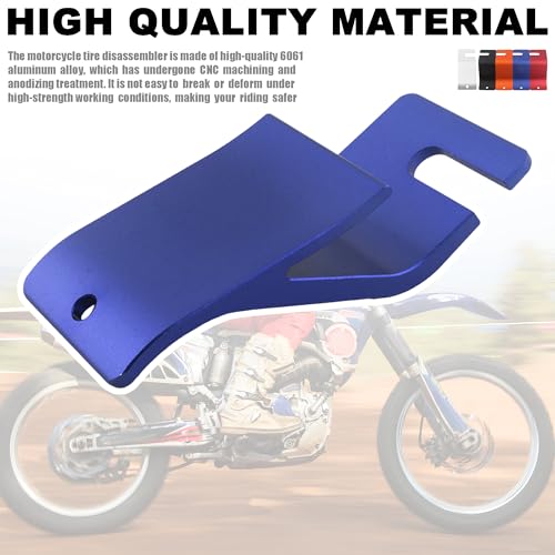 Image of Motorcycle Repair Tire Bead Installation Assistance Tools,Dirt Bike Off-Road Tire Removal Install Assistance Changer Tool for CRF CR KXF KX YZF YZ RM RMZ DRZ EXC SXF XCF EXCF XCW(Blue)