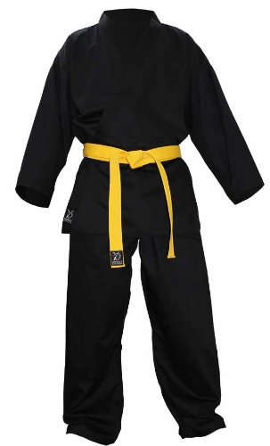 DOUBLE Y Kimono Karate Vo Phuc Noir