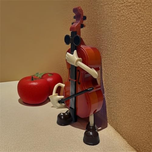 Cajas de música de violines mecánicas para decorar sin cables ni baterías el hogar 6