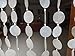 East-J Natural Capiz Shell (Round) Door Curtain (White)
