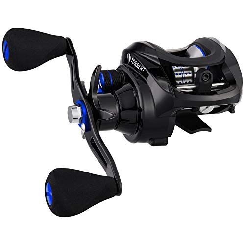 Piscifun Torrent 5.3:1 Baitcasting Reel - Low Profile Fishing Reels Baitcasting, Carbon Fiber Drag, Magnetic Brake, Affordable Baitcast Fishing Reels Baitcaster (Right Handed)