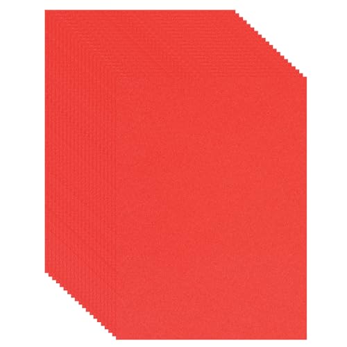 Papier pastel coloré rouge PATIKIL 20pcs pour fusain et crayons