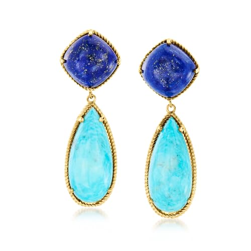 Ross-Simons Lapis and Turquoise Drop...
